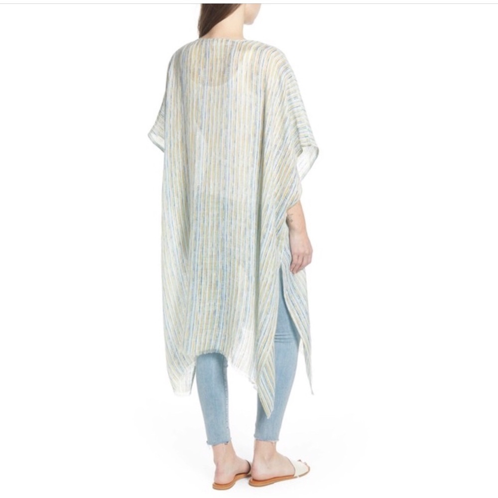 ✔️NWT-TREASURE & BOND|Oversized Linen Ruana|OS - Picture 2 of 7